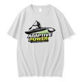 Official Adaptive Power Outrigger Paddler Kayak Adjust React Execute 2026 Watersports White T Shirts