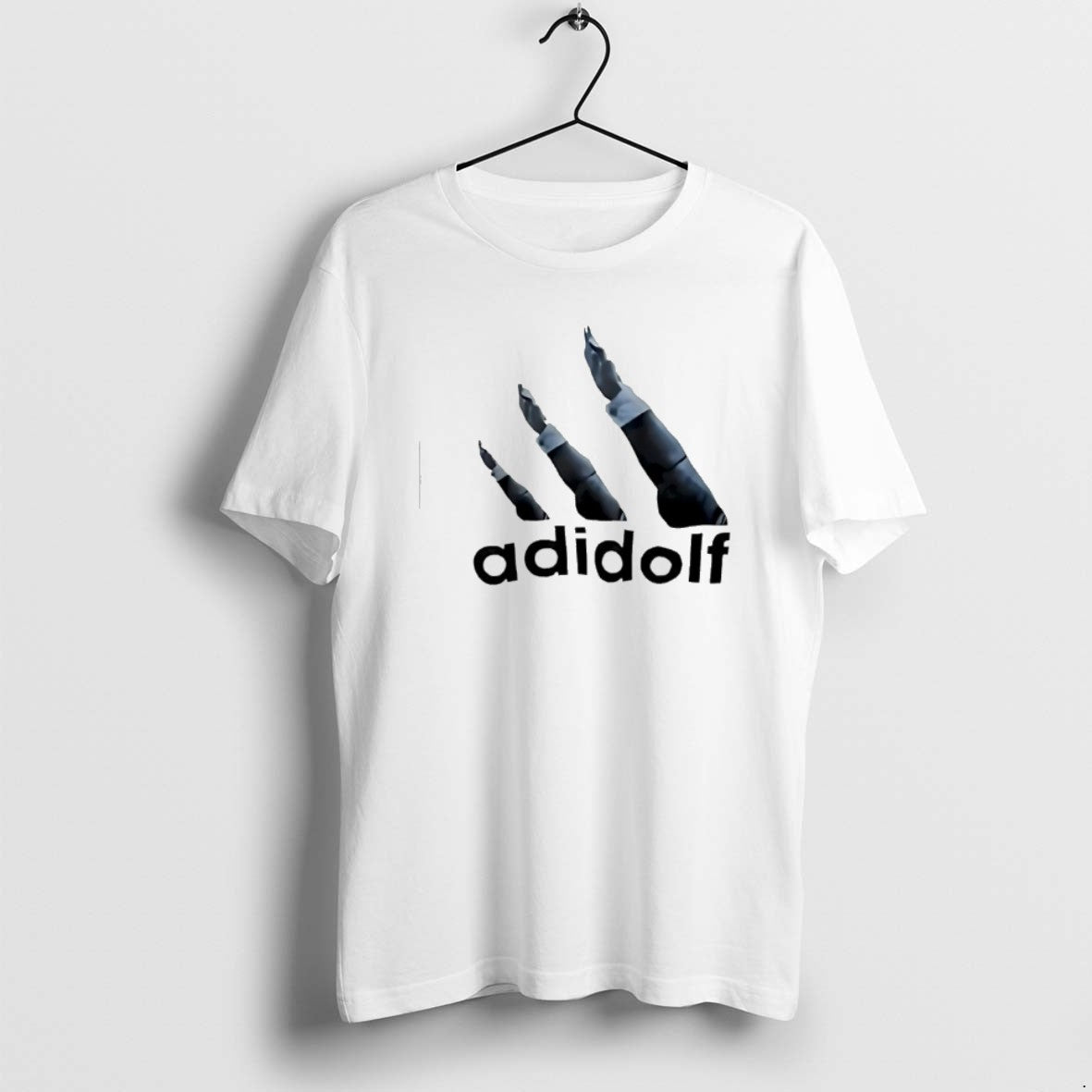 Official Adidolf Logo Parody Hand T-Shirts, Hoodie, Sweatshirt | PureTeeCo.com