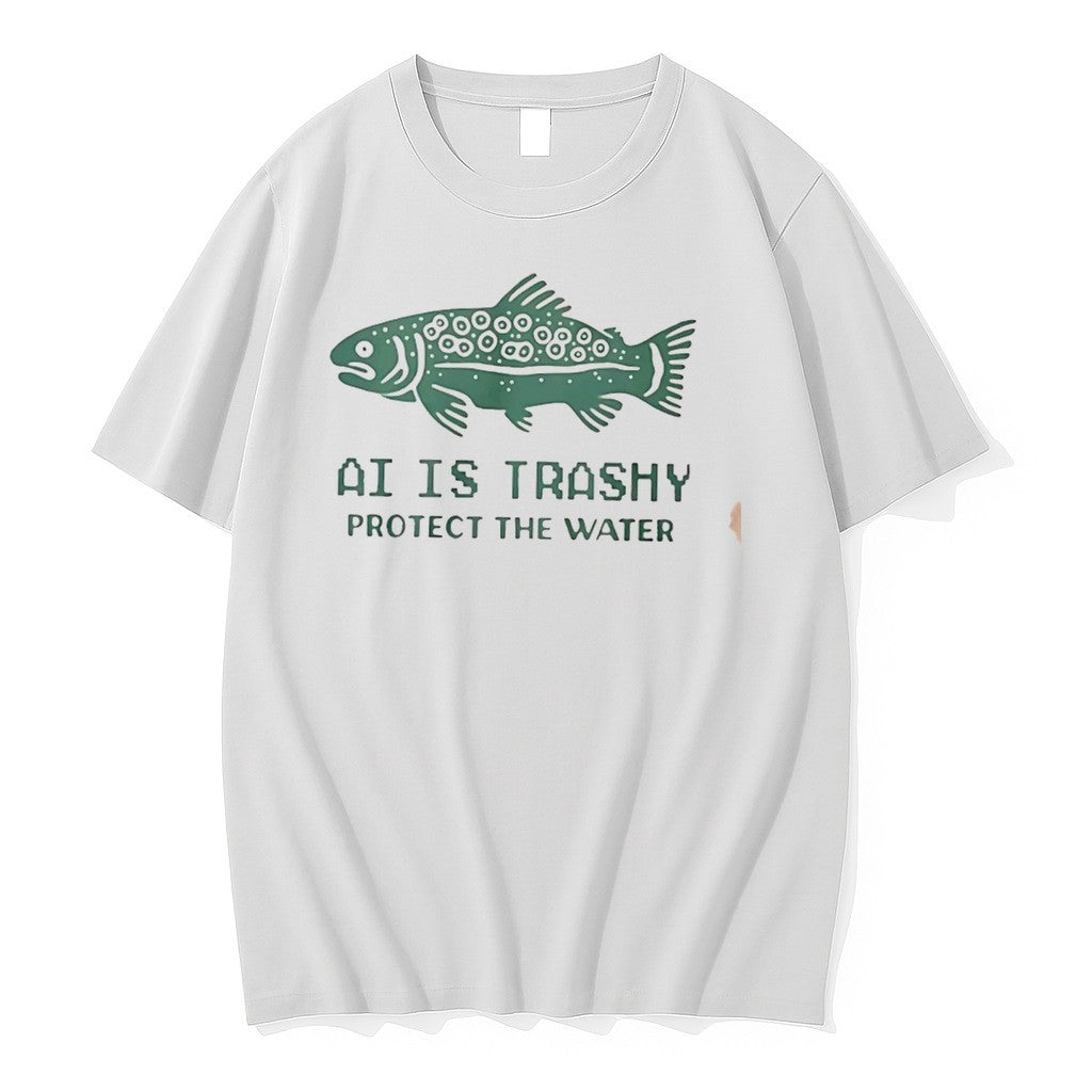 Official Ai Is Trashy Protect The Water Fish Tee T Shirts Jpg
