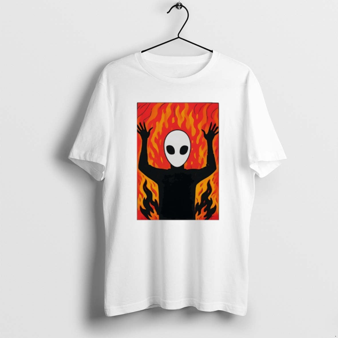 Official Alien Fire Meme T-Shirts, Hoodie, Sweatshirt | PureTeeCo.com