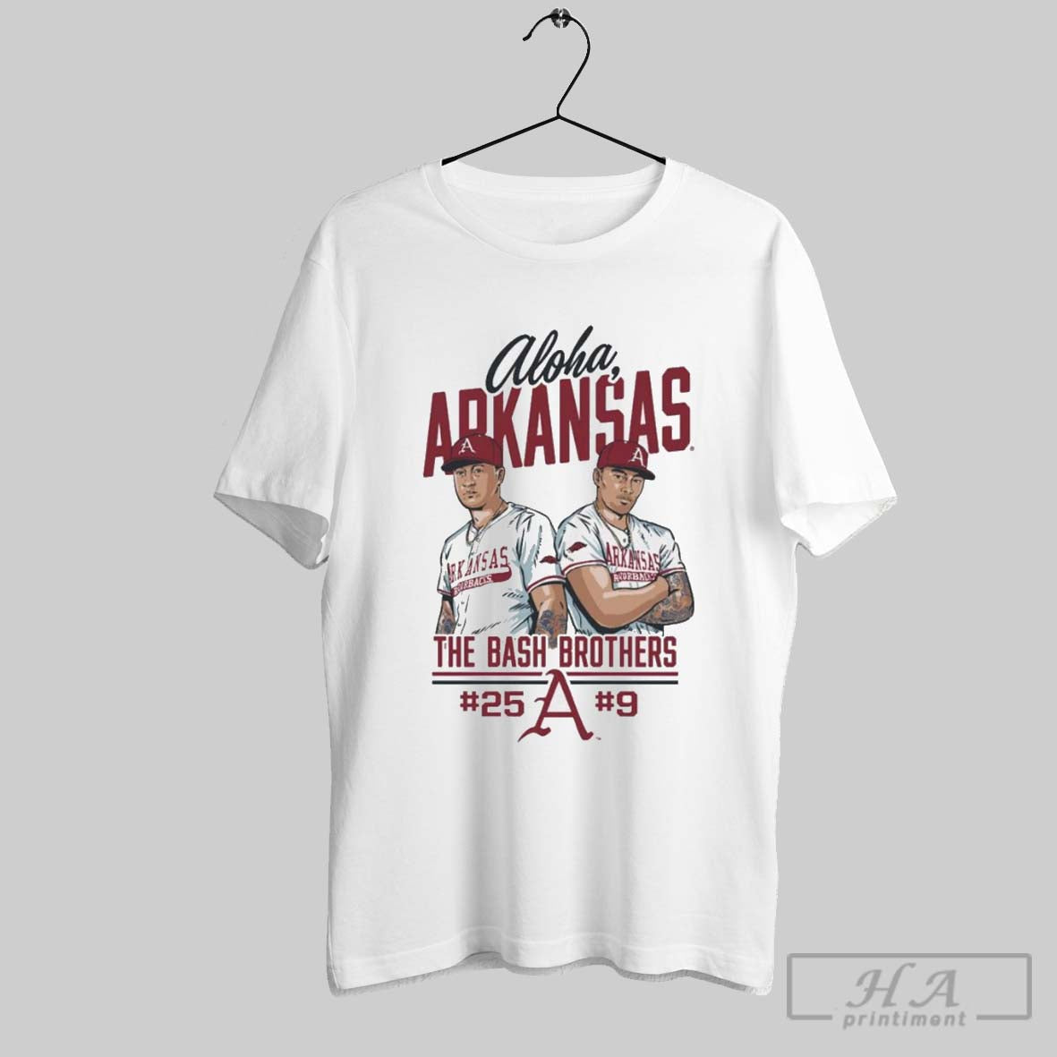 Official Aloha Arkansas Aloy The Bash Brothers T Shirt Hoodie, Sweatshirt | PureTeeCo.com