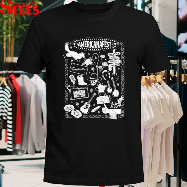 Americanafest Nashville TN From September 15-19 2026 AMA Doodle T-Shirts