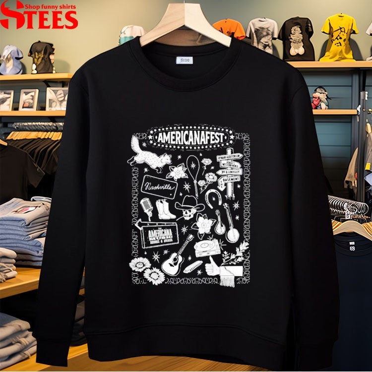 Americanafest Nashville TN From September 15-19 2026 AMA Doodle T-Shirts