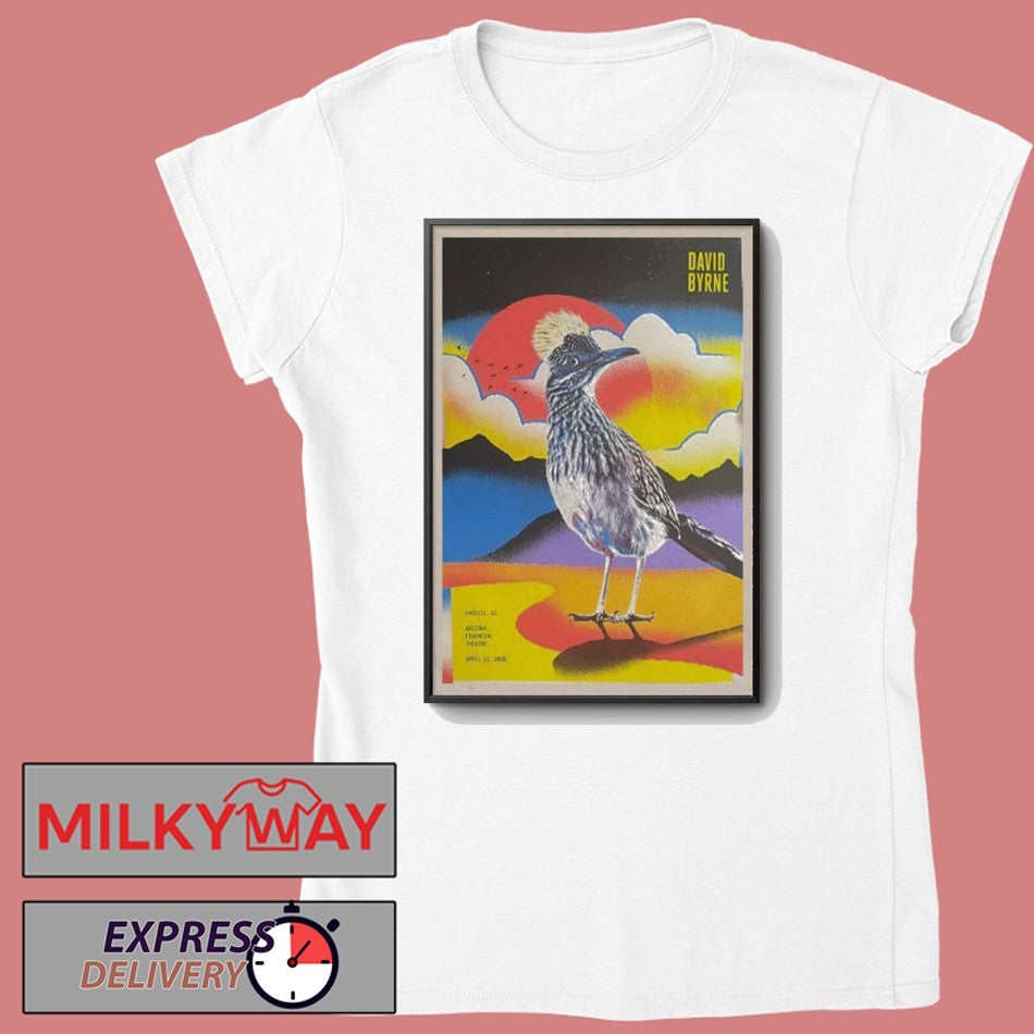 Apr 22 2026 David Byrne Poster Phoenix, AZ shirt