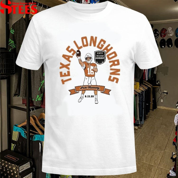 Arch Manning Texas Longhorns ESPN College Gameday Spotlight 9 12 2026 T-shirts