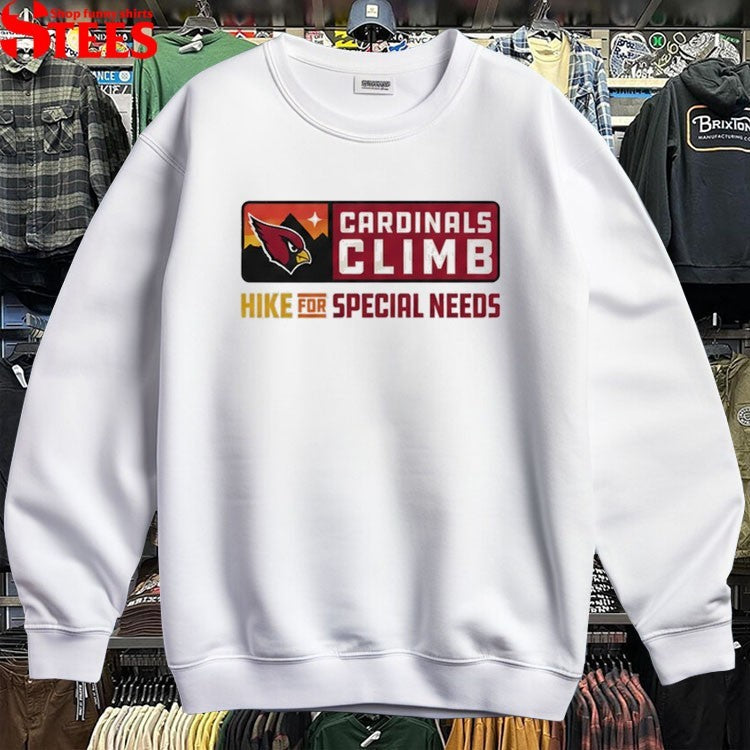 Arizona Cardinals Climb Hike For Special Needs T-shirts