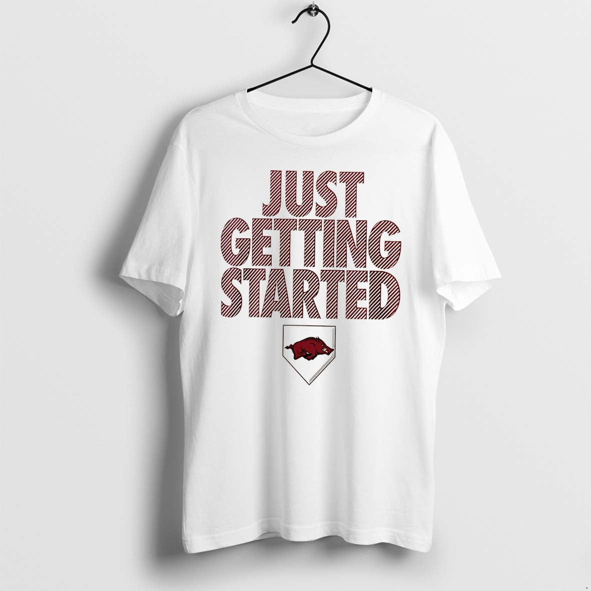 Official Arkansas Razorbacks Softball 2026 Wcws Just Getting Started Tee T Shirts