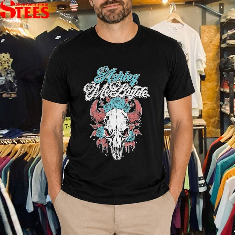 Ashley Mcbryde Coal Skull T-shirts