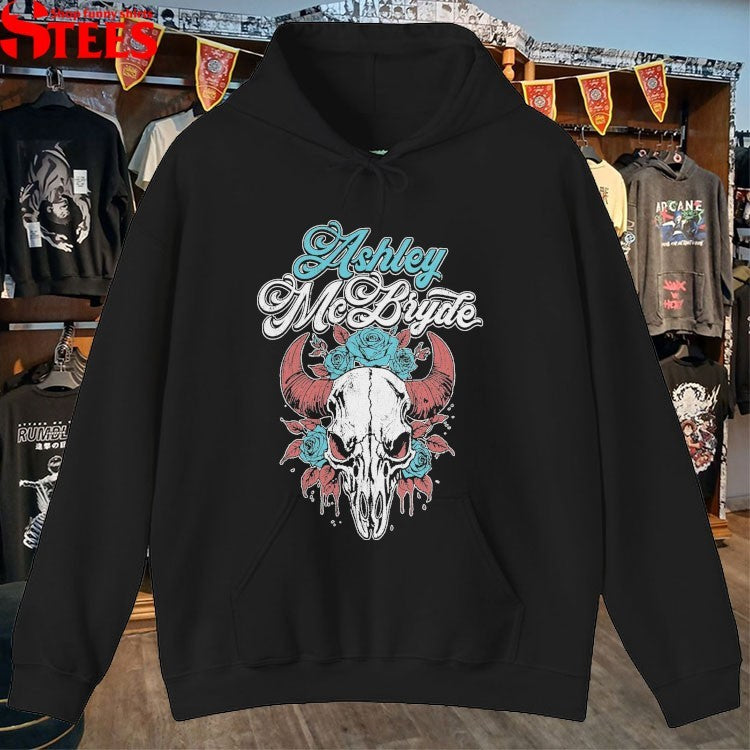 Ashley Mcbryde Coal Skull T-shirts