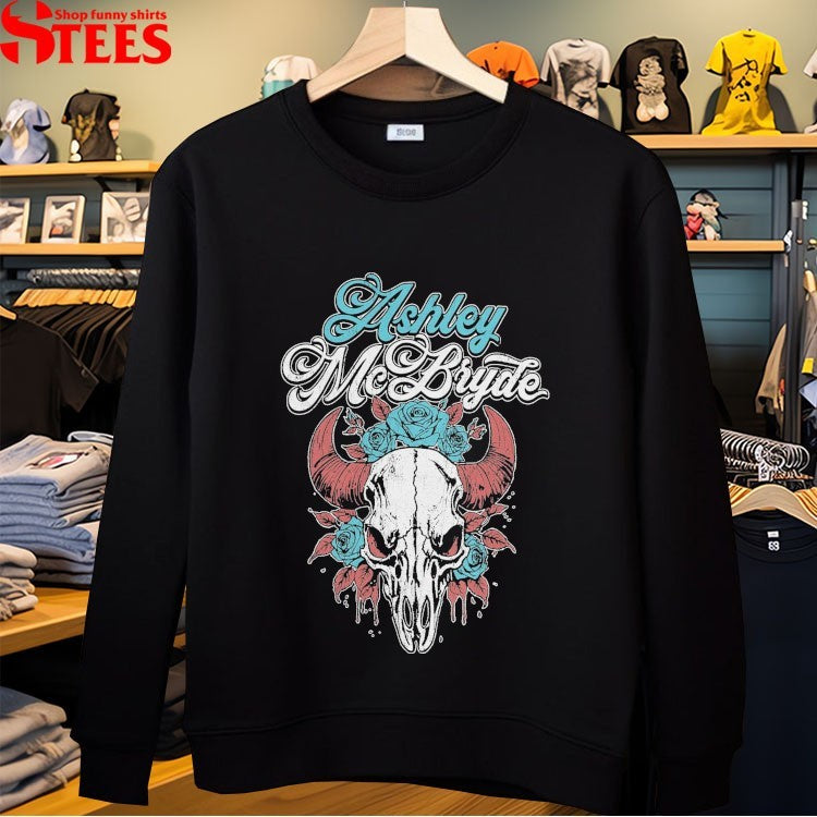 Ashley Mcbryde Coal Skull T-shirts