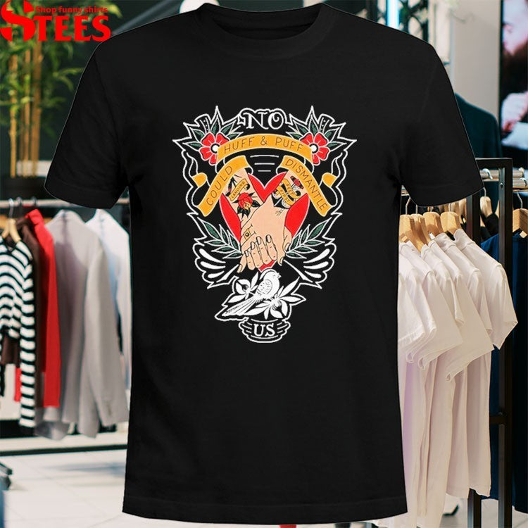Bayside Huff And Puff Could Dismantle Landing Feet First Us Hands T-shirts