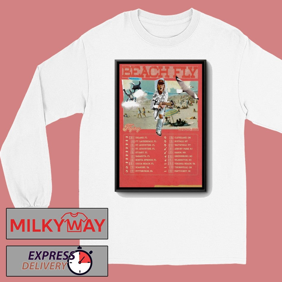 Beach Fly Flying Spring Tour 26 Poster shirt