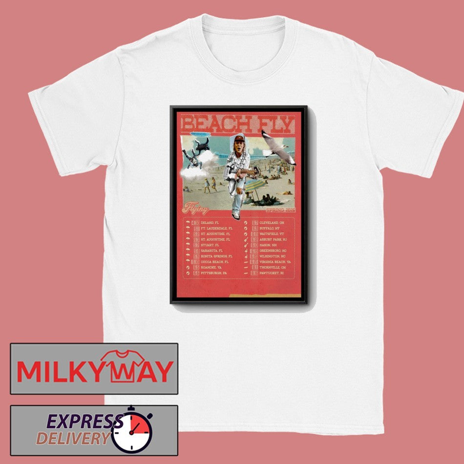 Beach Fly Flying Spring Tour 26 Poster shirt