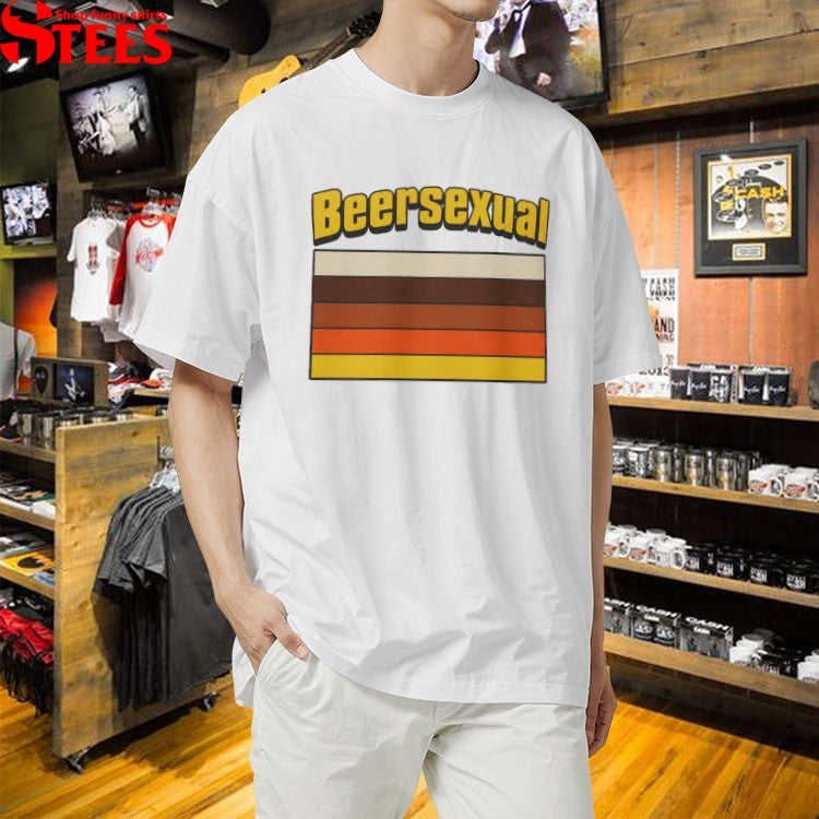 Beersexual Striped Beer Flag T-Shirts