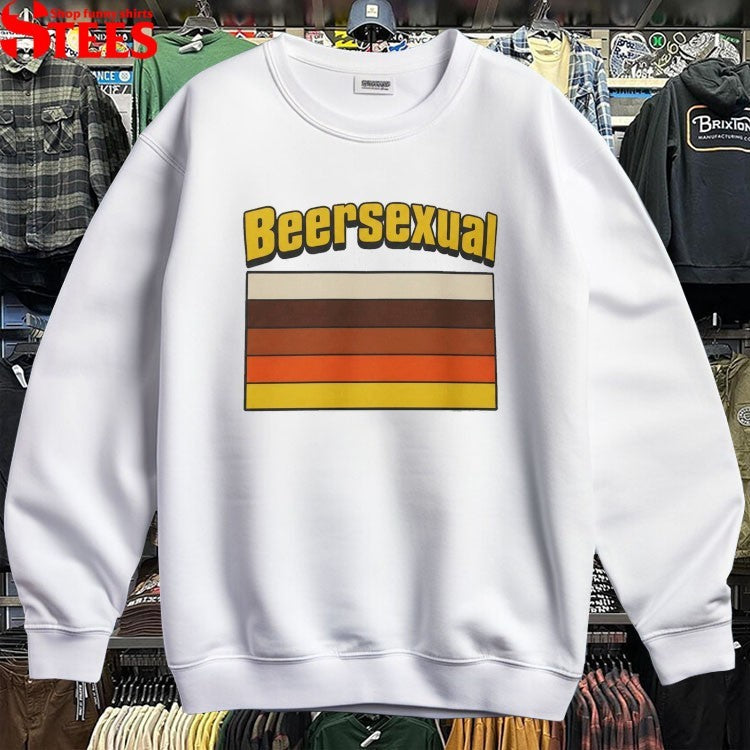 Beersexual Striped Beer Flag T-Shirts