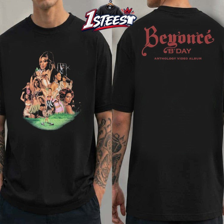 Beyonce B’Day Anthology Video Album T-shirts