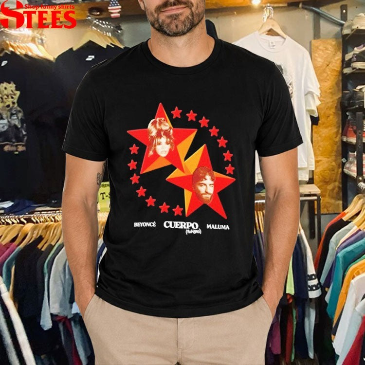 Beyonce Maluma Cuerpo Tumbao Latin Pop Stars T-shirts