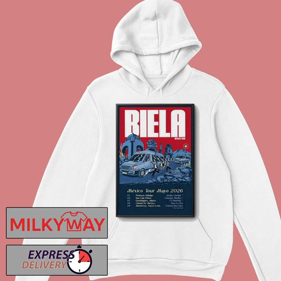 Biela Tour Mexico Mayo 2026 Poster shirt