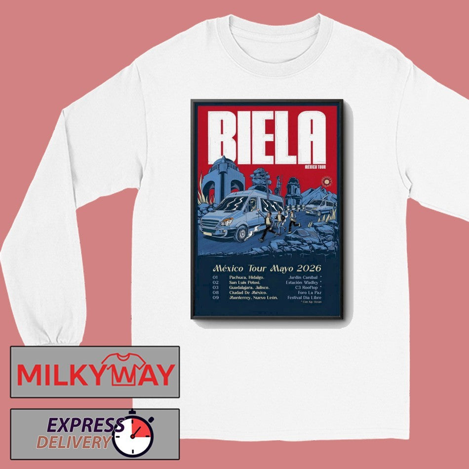 Biela Tour Mexico Mayo 2026 Poster shirt