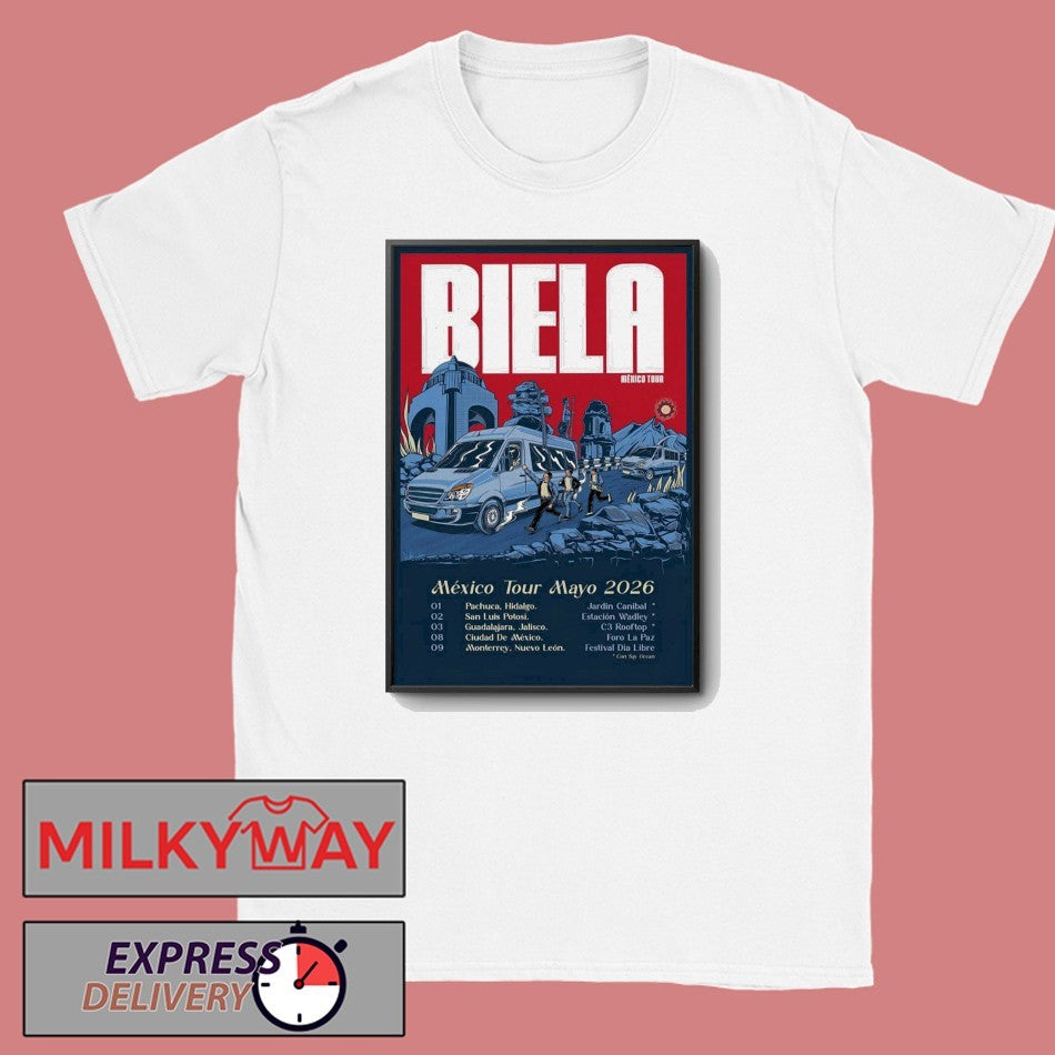Biela Tour Mexico Mayo 2026 Poster shirt