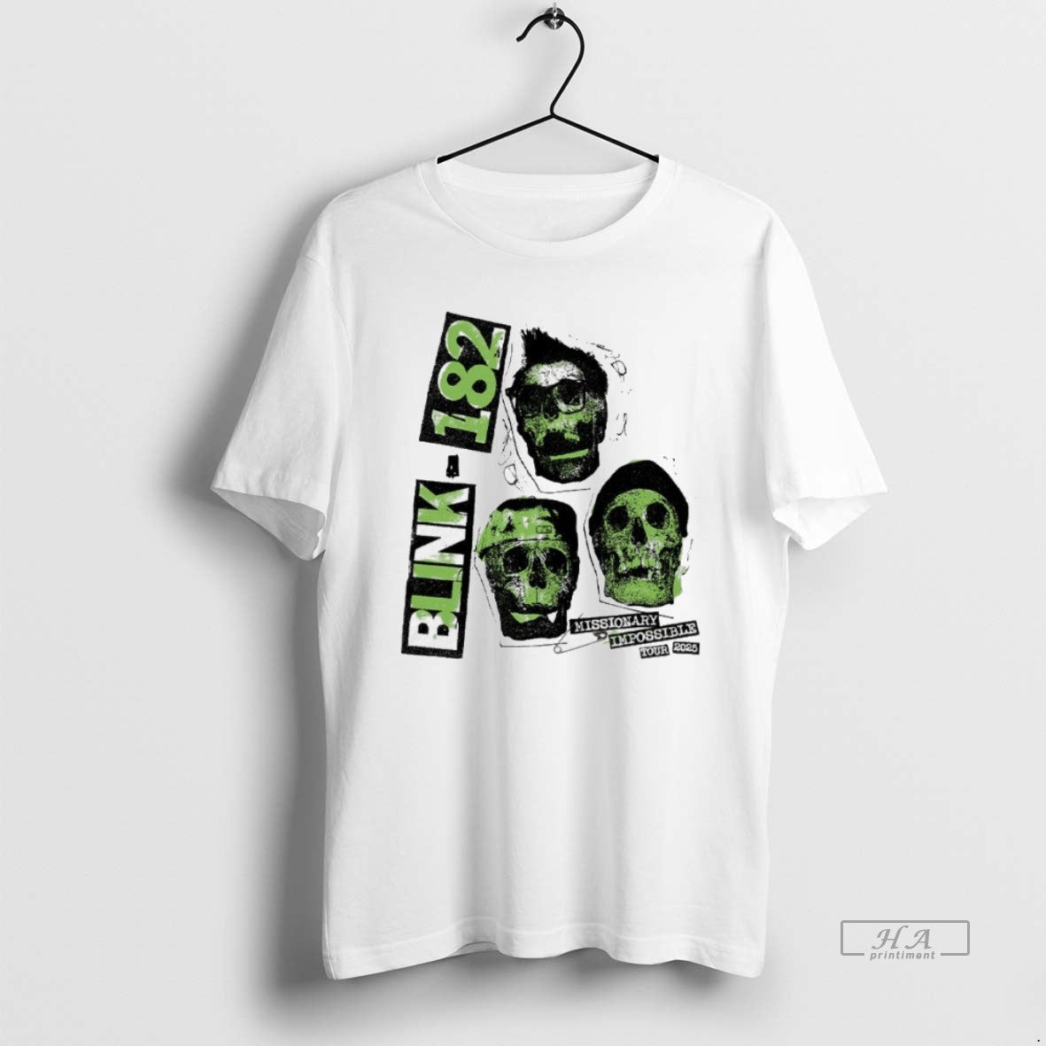 Official Blink 182 White Skull 2025 Tour T-Shirts, Hoodie, Sweatshirt | PureTeeCo.com
