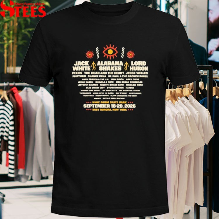 Borderland Festival September 18 To 20, 2026, At Knox Farm State Park In East Aurora, New York T-Shirt