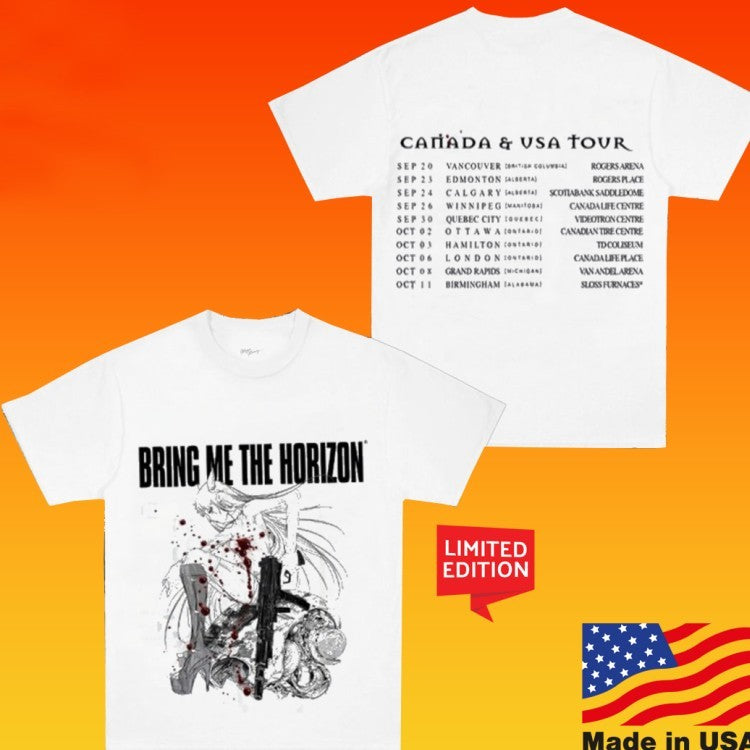 Bring Me The Horizon Canada Usa Tour 2026 T-Shirts