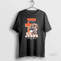 Official Browns In My Veins Jesus Mascot In My Heart Mascots T-Shirts, Hoodie, Sweatshirt | PureTeeCo.com