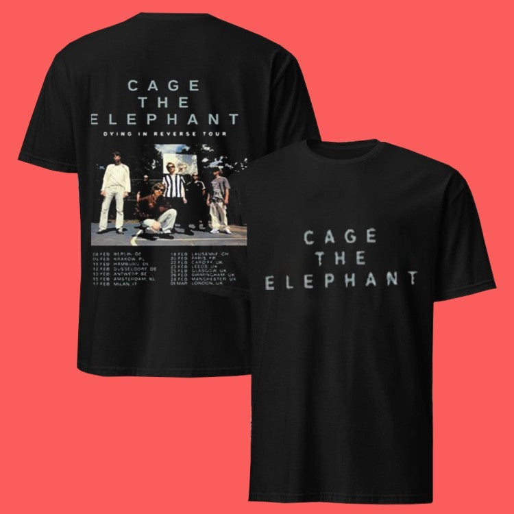 Cage The Elephant Dying In Reverse Tour 2027 Eu Uk Tour Dates T-Shirts