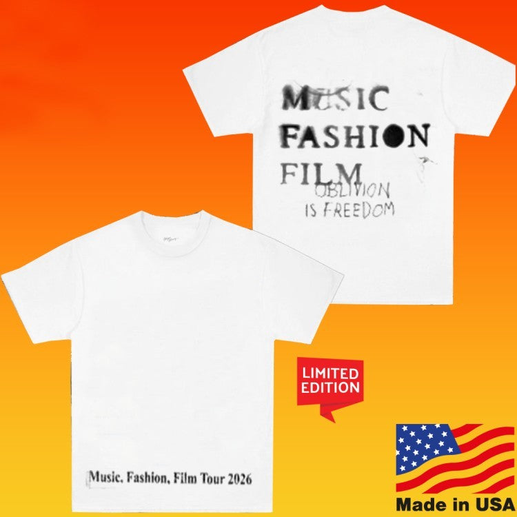 Charli Xcx Music Fashion Film Mff Oblivion Is Freedom Tour 2026 T-Shirts