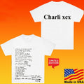 Charli Xcx Rock Lyrics Crew Wht T-Shirts