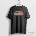 Official Charlie Kirk 1993 2025 Inloving Memory Tribute American Flag T Shirt