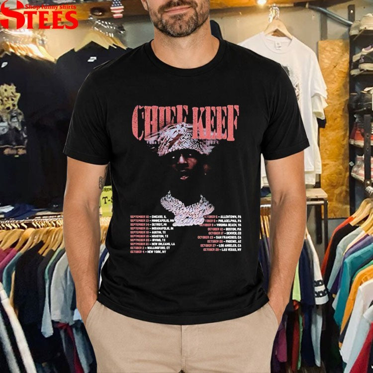 Chief Keef North America Tour From September 12 In Chicago IL To October 29 2026 In Las Vegas NV T-shirts