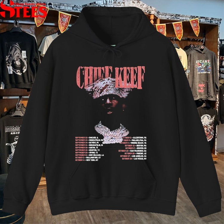 Chief Keef North America Tour From September 12 In Chicago IL To October 29 2026 In Las Vegas NV T-shirts