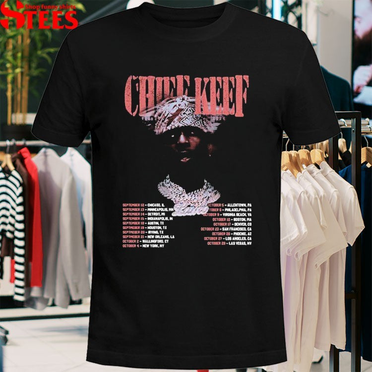 Chief Keef North America Tour From September 12 In Chicago IL To October 29 2026 In Las Vegas NV T-shirts