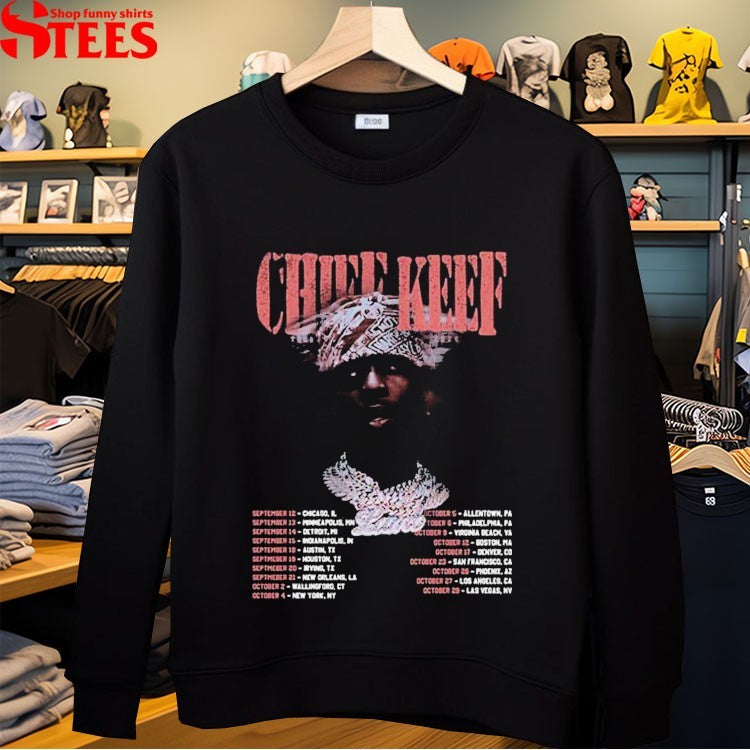 Chief Keef North America Tour From September 12 In Chicago IL To October 29 2026 In Las Vegas NV T-shirts