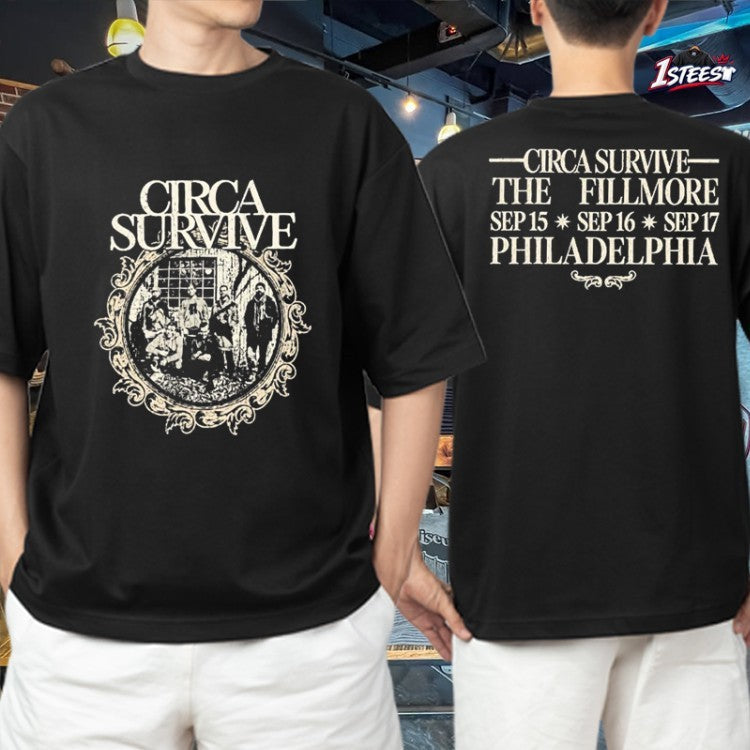 Circa Survive At The Fillmore In Philadelphia PA On September 15 16 17 2026 T-Shirts