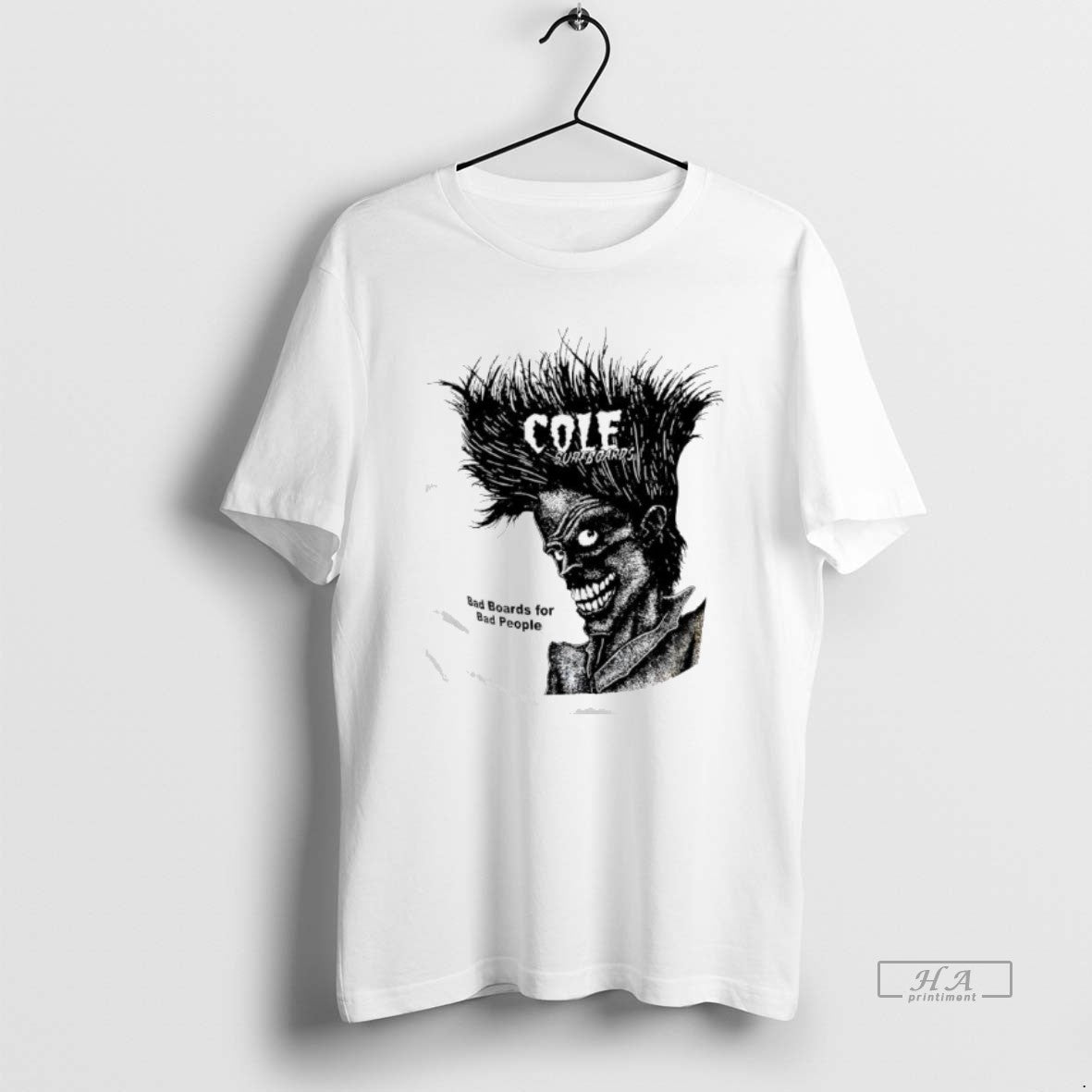 Official Cole Surfboards Bad Boards For Bad People T-Shirts, Hoodie, Sweatshirt | PureTeeCo.com