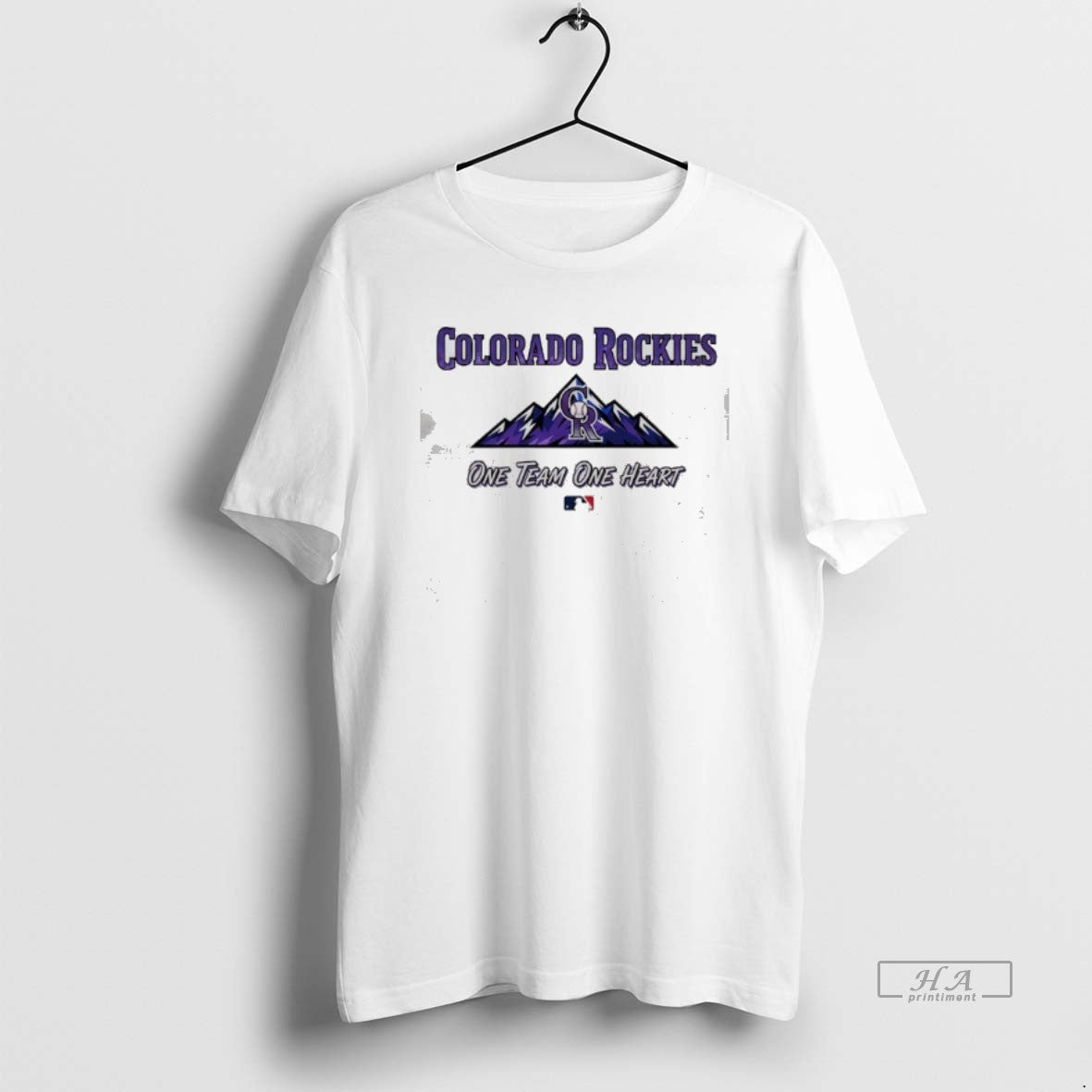 Official Colorado Rockies One Team One Heart Mlb T-Shirts, Hoodie, Sweatshirt | PureTeeCo.com