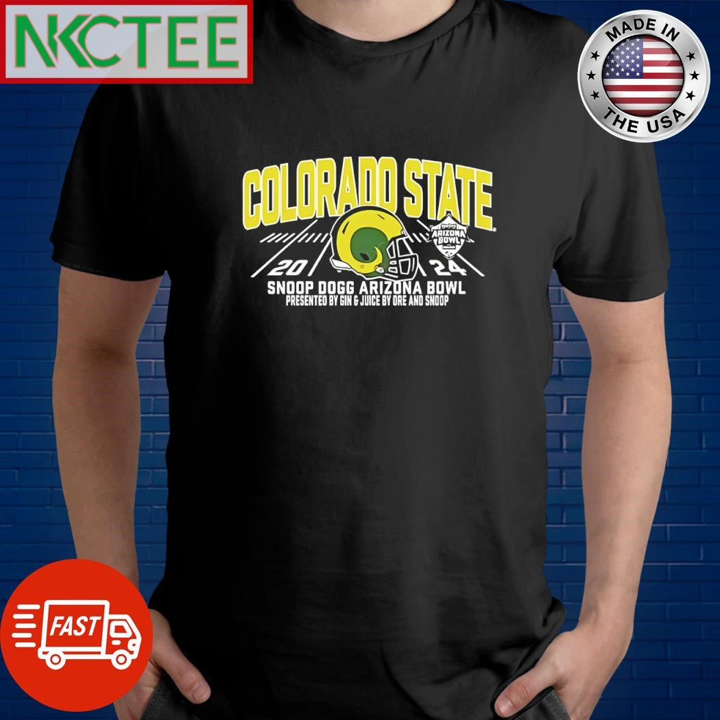 Official Colorado State Rams 2024 Snoop Dogg Arizona Bowl helmet shirt