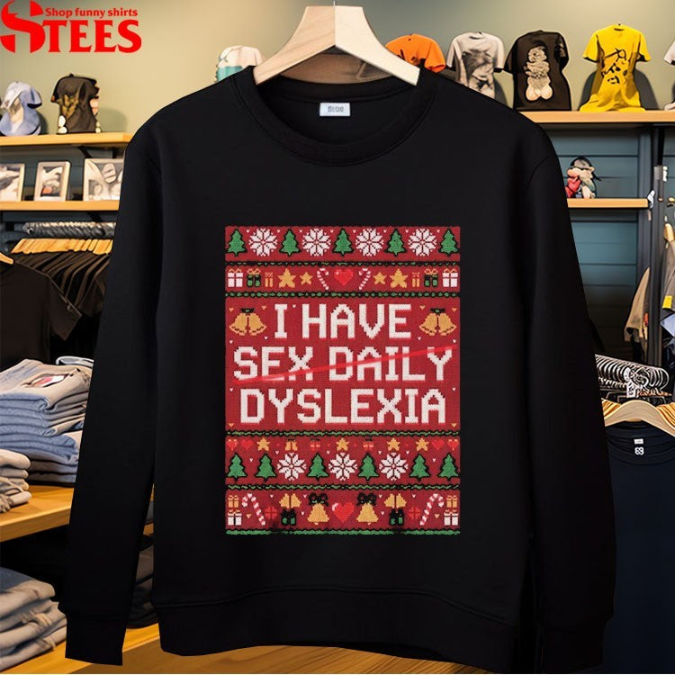 Colton Cowser Baltimore Orioles Air Cowser I Have Dyslexia Ugly Christmas T-shirts