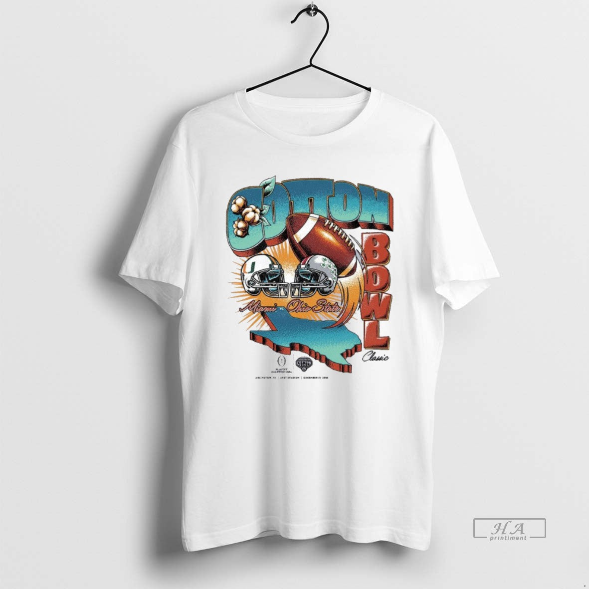 Official Cotton Bowl Classic 2025 Miami Vs Ohio State Vintage Matchup T-Shirts, Hoodie, Sweatshirt | PureTeeCo.com