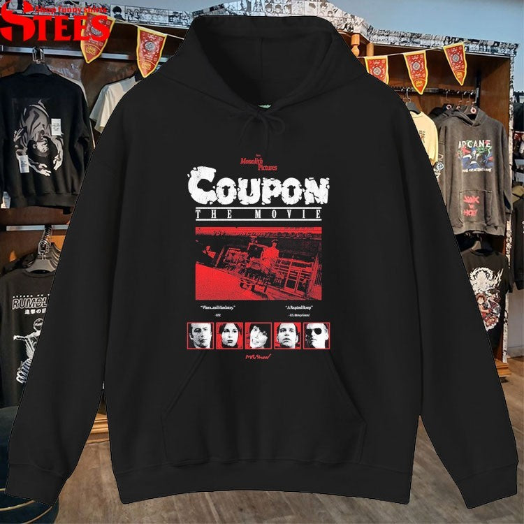 Coupon The Movie From Monolith Pictures Mr Show Warm And Mandatory A Requinred Romp T-shirts