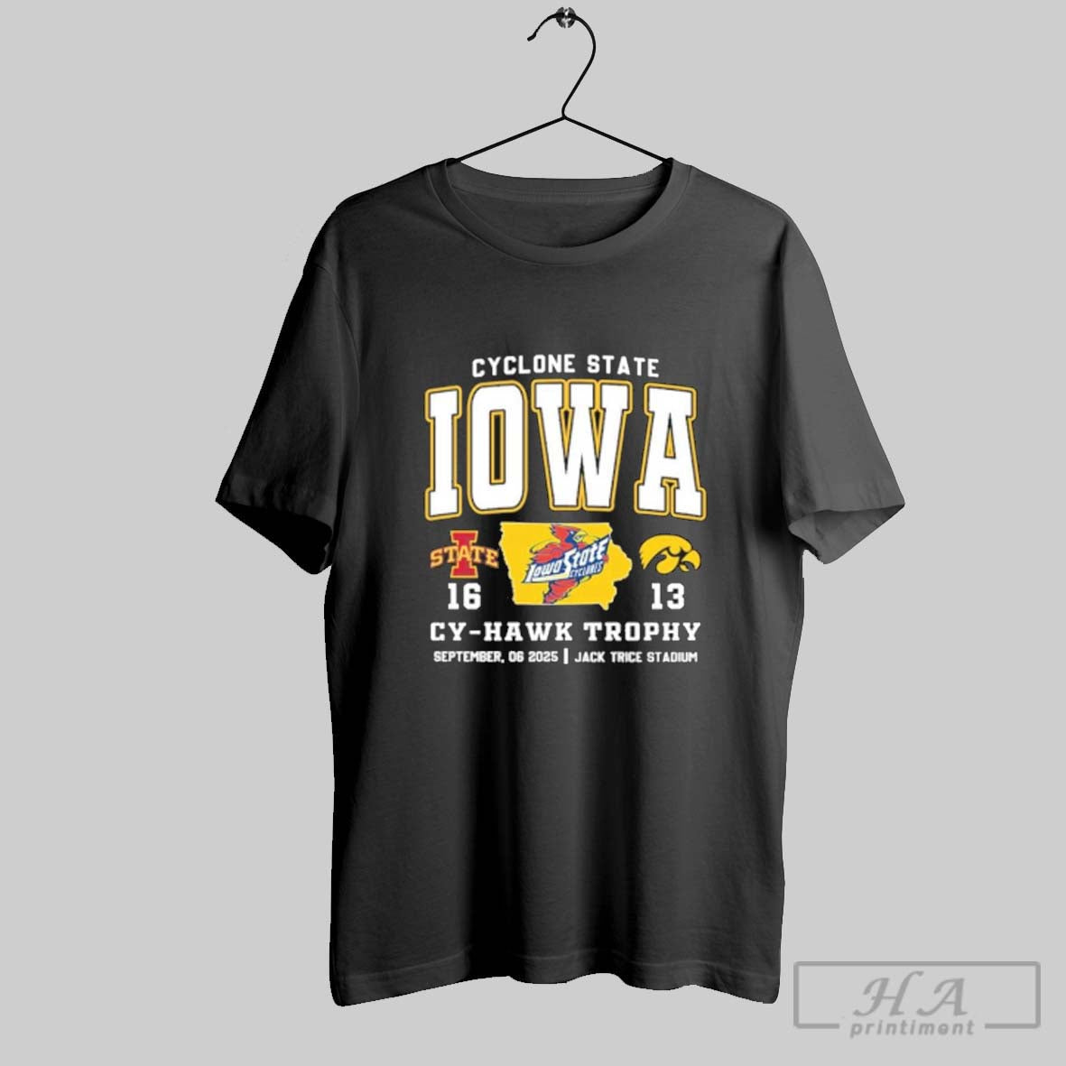 Official Cyclones State 2025 Cy Hawk Trophy Isu 16 13 Iowa