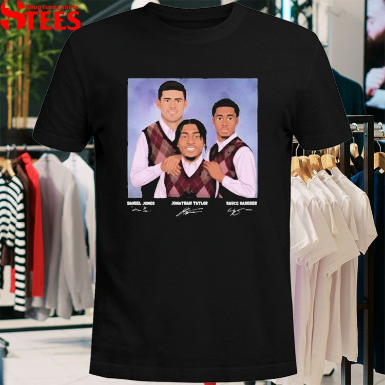 Daniel Jones Jonathan Taylor And Sauce Gardner Indianapolis Step Brothers T-Shirts