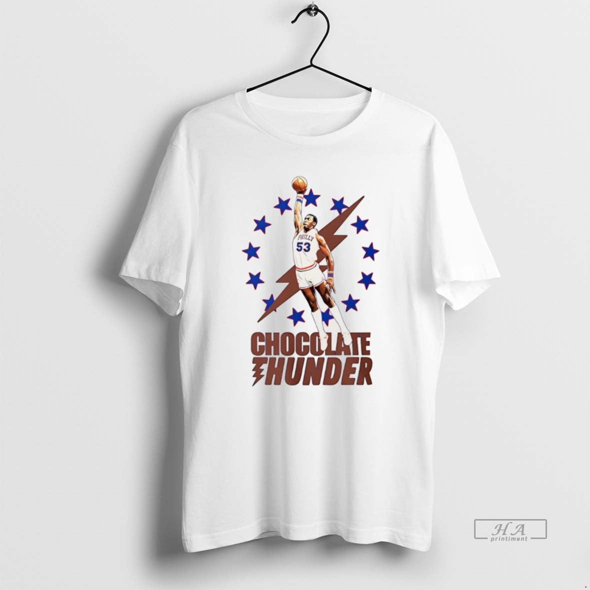 Official Darryl Dawkins Philadelphia 76ers Chocolate Thunder Christmas T-Shirts, Hoodie, Sweatshirt | PureTeeCo.com