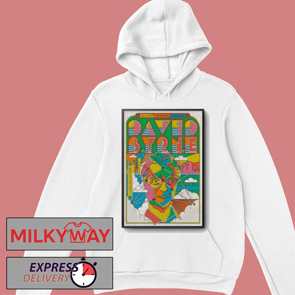David Byrne May 1-2 2026 In Indianapolis IN Poster shirt