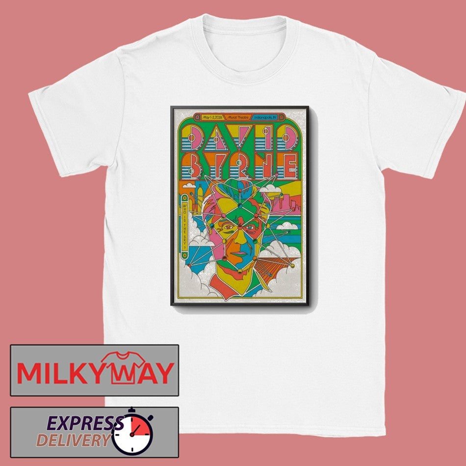 David Byrne May 1-2 2026 In Indianapolis IN Poster shirt