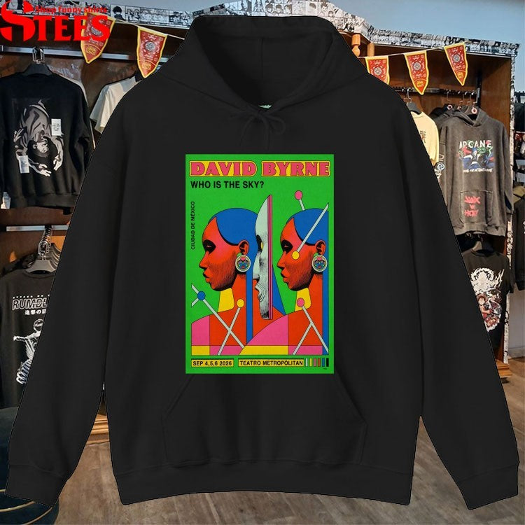 David Byrne Who Is The Sky Mexico Event Sept 4 5 6 2026 T-Shirt