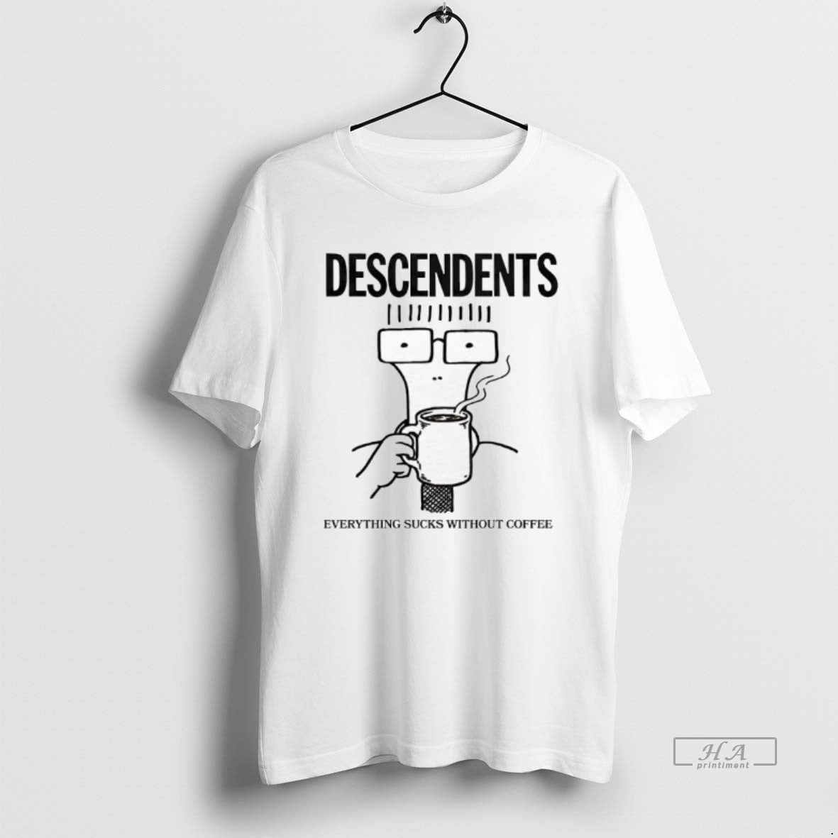 Official Descendents Iconic 1982 Everything Sucks Without Coffee T-Shirts, Hoodie, Sweatshirt | PureTeeCo.com